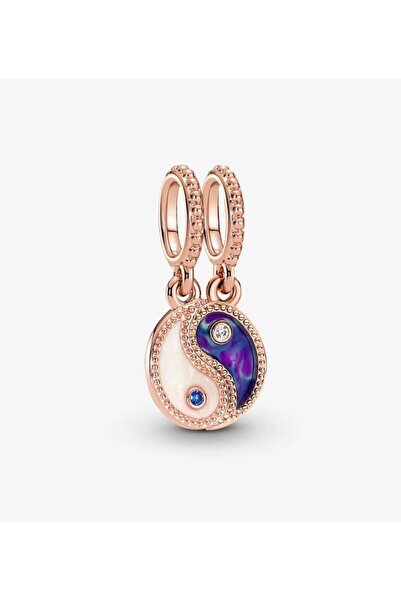 Hector&Co. Jewellery Yin ve Yang Işıltılı Sallantılı Charm