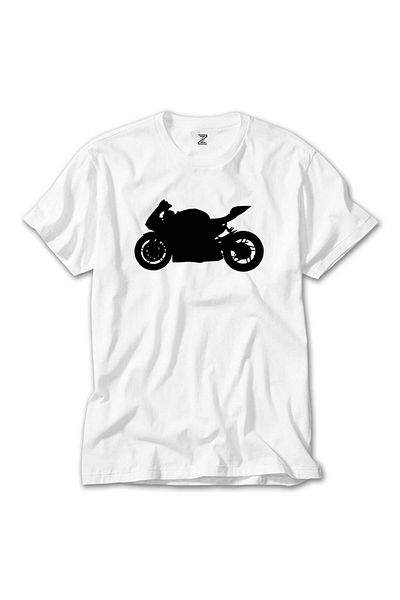 CrowsGate Ducati 1299 Silhouette White T-Shirt