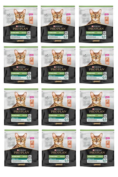 Pro Plan Renal Plus Sterilesed Somonlu Kısırlaştırılmış Kedi Maması 400 Gr. X 12 Paket