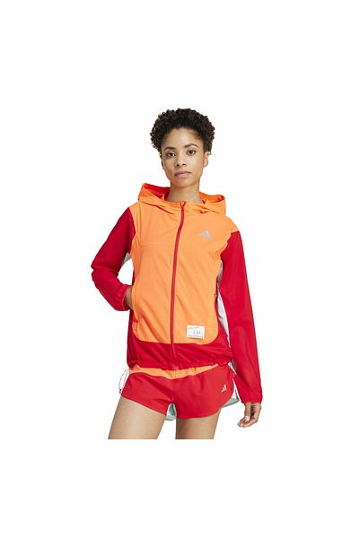 adidas Iw9234-k Nyc Orange γυναικείο αδιάβροχο και μπουφάν
