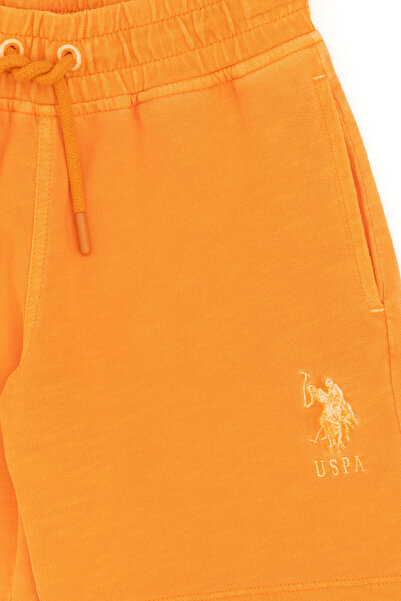 U.S. Polo Assn. Erkek Çocuk Turuncu Örme Şort 50279593-VR051