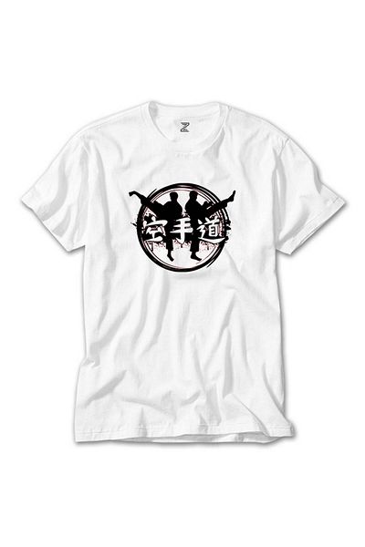 CrowsGate Taekwondo Red Circle White T-Shirt