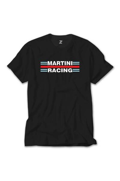 Generic Brand Crna majica Martini Racing