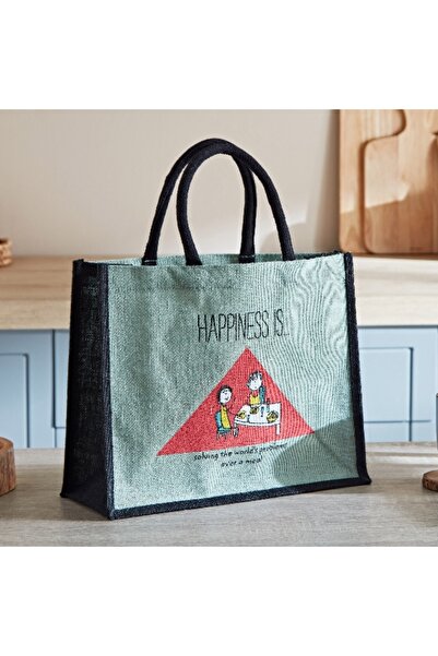 Home Box Happiness Print Multiutility Bag - 38x15x30 cm