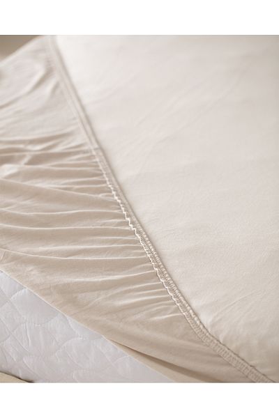 Madame Coco Belle Stone Colored Double Elastic Bamboo Bed Sheet