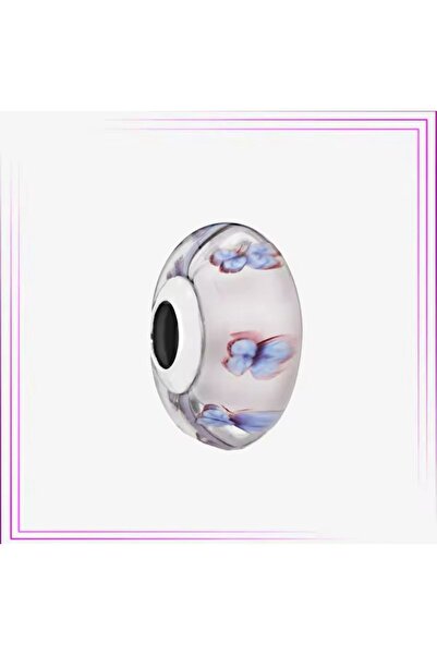 Hector&Co. Jewellery Kelebek Desenli Murano Cam Charm