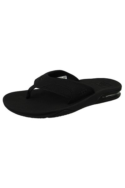 Reef Herren Zehentrenner Sandalen Fanning Zehentrenner RF002026ALB Schwarz All Black mit EVA