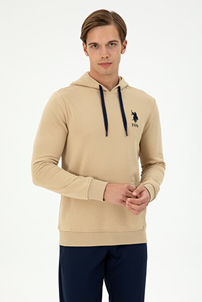 U.S. Polo Assn. سويت شيرت رجالي من Sand Basic 50289059 -VR085