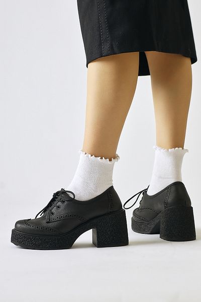 Limoya Lenie Black Laser Cut Detailed Women's Casual Shoes