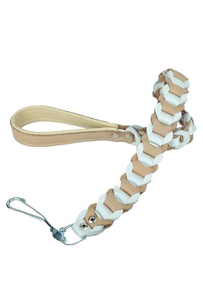 Petcibaba Leather Knitted Dog Walking Strap