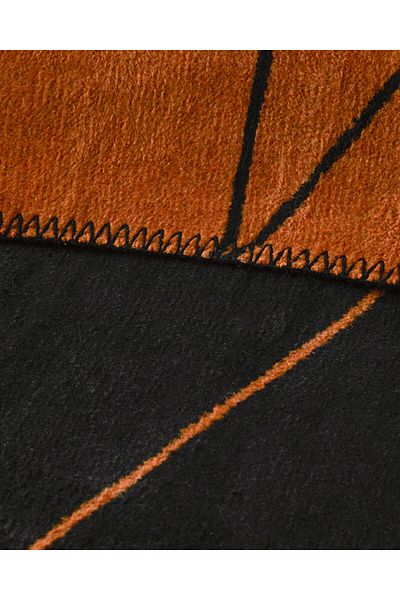 English Home Κουβέρτα Geolines 150x200 cm Βαμβακερή Μονή Τερακότα