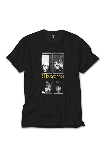 Liyada Tricou negru The Doors Windows