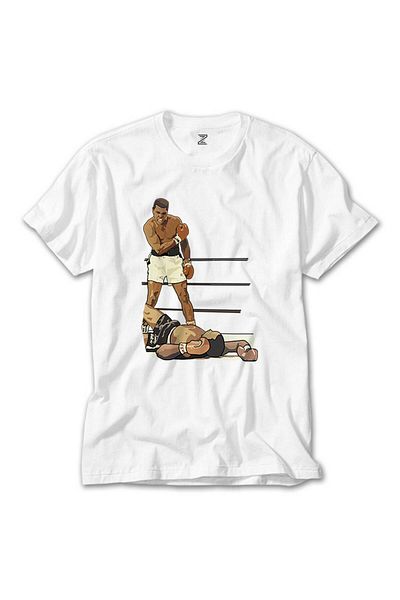 CrowsGate Muhammad Ali Winning Fighter White T-Shirt