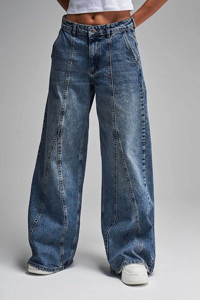 its basic Farmer színű farmer Palazzo női nadrág - T. Jeans Design
