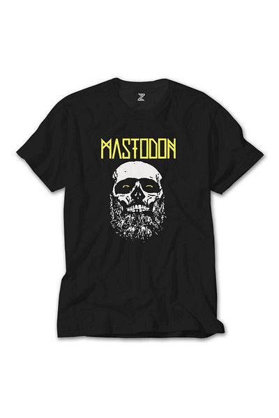 Z zepplin Μαύρο T-shirt Mastodon Skull