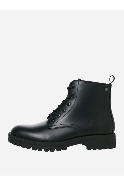 Jack & Jones Solid High Top Leather Boots