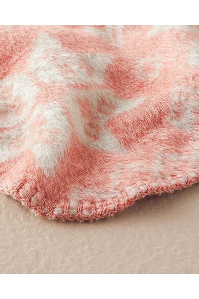English Home New Year Joyful World Acrylic Tv Blanket 130x170 Cm Pink
