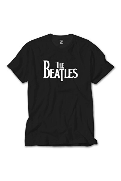 Generic Brand The Beatles Logo Black T-Shirt