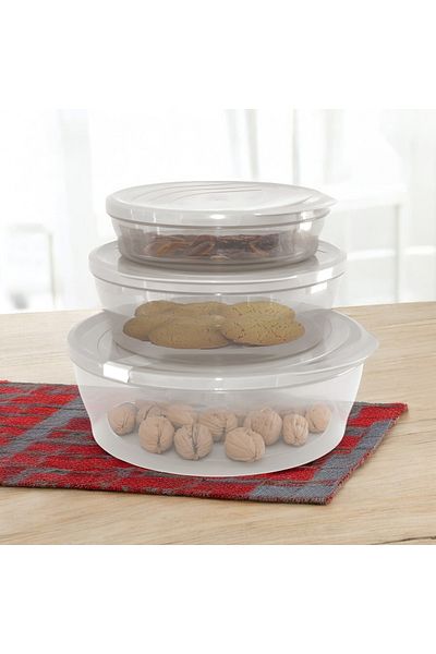 Tuffex STORAGE BOWL 3-PIECE ROUND LUXURY S TP730