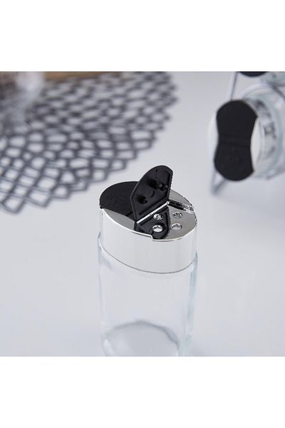 Home Box Karl 7-Piece Spice Jar Set with Rack
