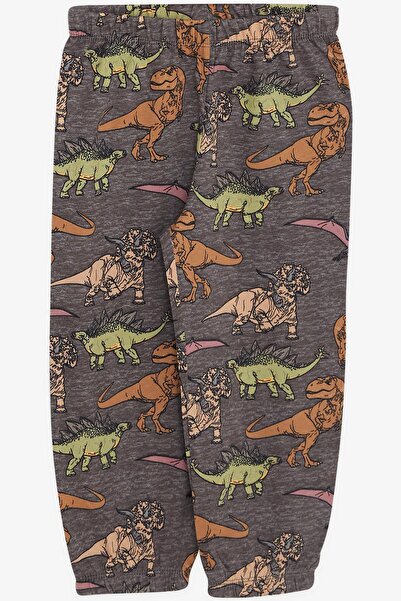 Breeze Girls & Boys Baby Boy Pajama Set Dinosaur Patterned 9 Months-3 Years, Anthracite