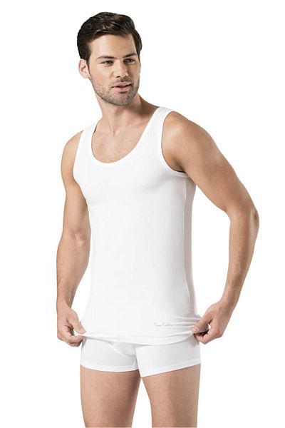 Pierre Cardin Men's Modal Undershirt 47% Modal, 47% Cotton, 6% Elastane
