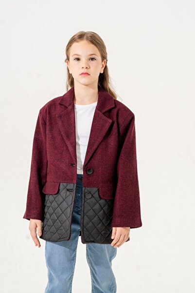 GİYİCEM Girl's Quilted Detailed Jacket
