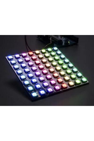 Sensör Modül Ws2812 Led 5050 Rgb 8X8 64 Bit Led Matrix Module