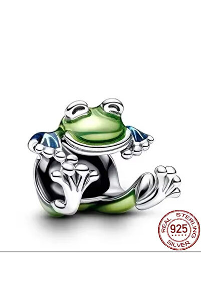 Hector&Co. Jewellery Tırmanan Kurbağa Kermit Charm