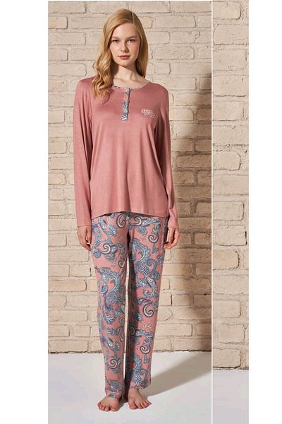 Pijadore Women's Cotton Long Pajamas Set