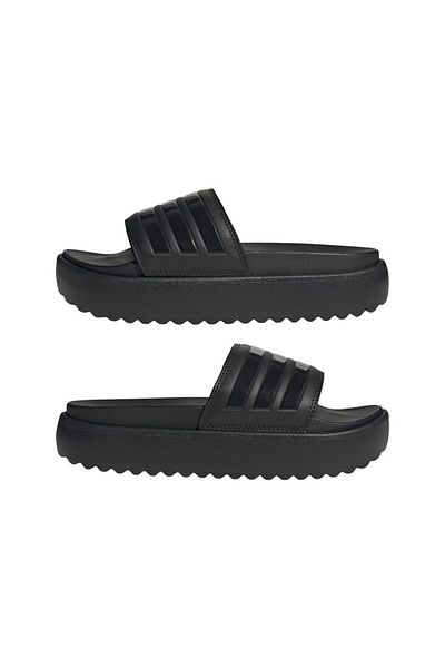 adidas Papuci negri pentru femei Hq6179-adilette Platform