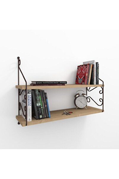 DECORMET Seramoni Raf Seti 2 Raflı 200X720 Safir Meşe - Malibu