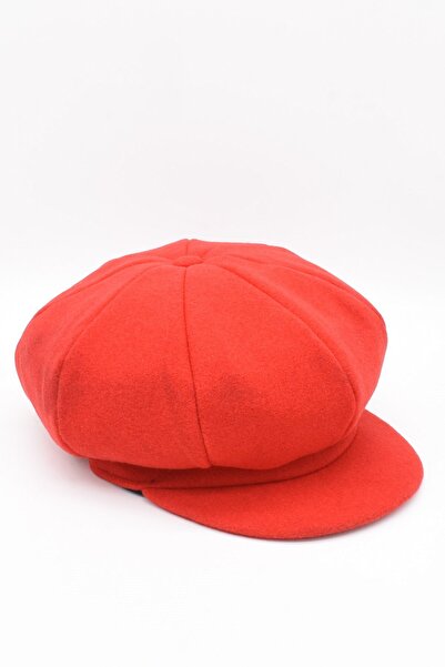 Külah قبعة نسائية من الصوف الأحمر العتيق
