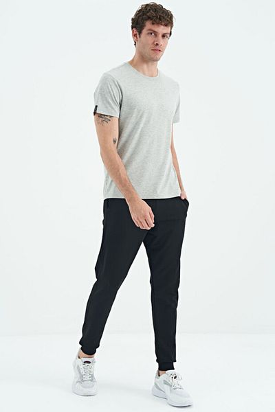 TOMMY LIFE Ανδρική αθλητική φόρμα casual Form Battal Jogger