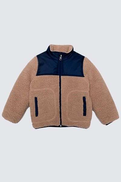 Verscon Zippered Welsoft Sherpa Boys' Fleece Jacket
