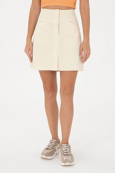 U.S. Polo Assn. Women's Ecru Woven Skirt 50282404 -Vr019
