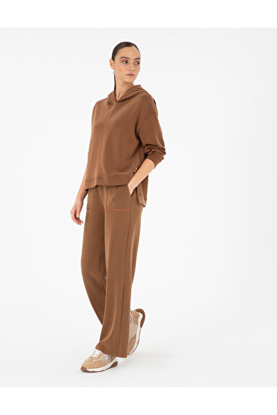 Pierre Cardin Kahverengi Loose Fit Eşofman Altı 50291041-VR029