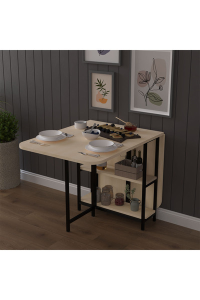 asratrend Metal Ayaklı Katlanır Mutfak Masası KM-31