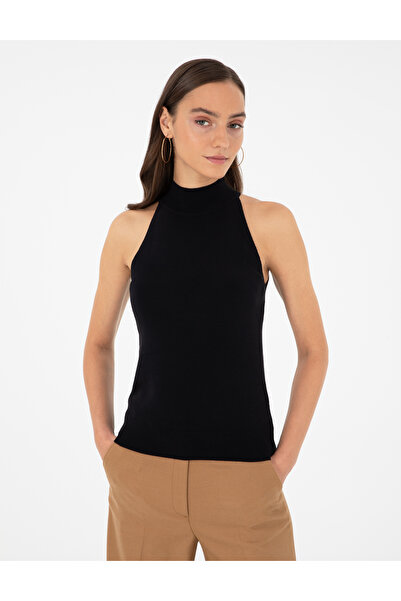 Pierre Cardin Black Slim Fit Knitwear Blouse 50296460-Vr046