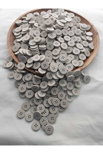 Tasam زر بوليستر لون بيج قطر 2 سم 20 قطعة.