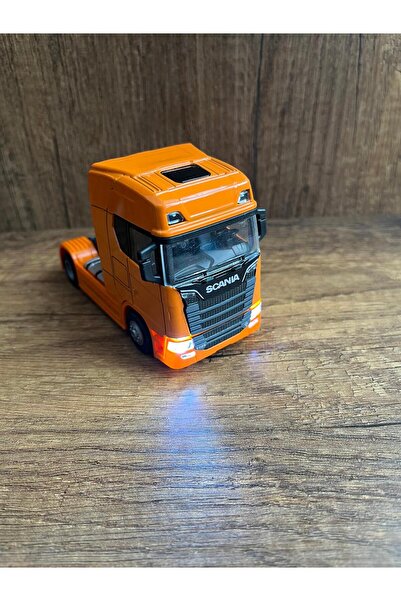 scntoys Sesli Işıklı Scania Tır R73O Oyuncak Tır Kafası Taşıyıcı  1/64 Oyunca...