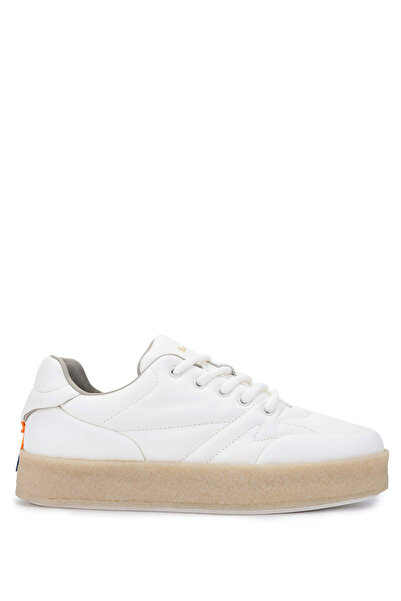 Men's Genuine Leather White Sneakers & Sneakers
