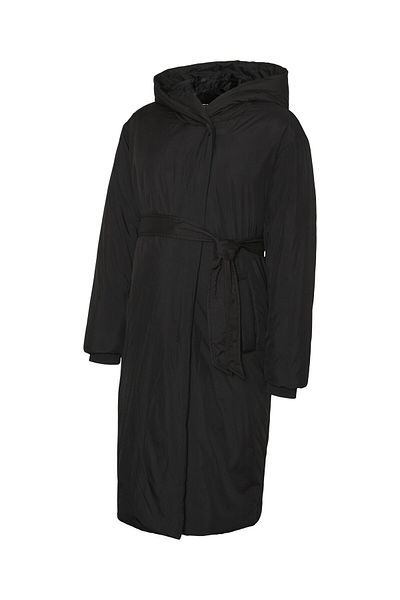 Vero Moda Maternity Mantel Kapuze Gerippte Ärmelbündchen Mantel
