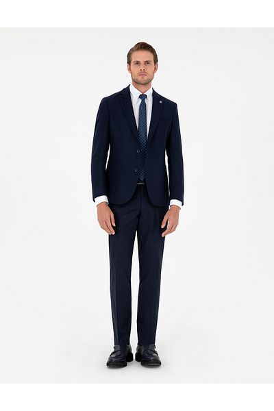 Pierre Cardin Παντελόνι Navy Blue Slim Fit Fabric 50293167-vr033