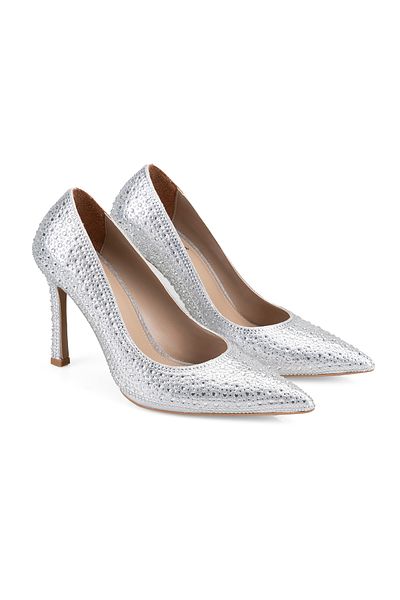 Desa Mirana Silver Women's Classic Leather Shoes