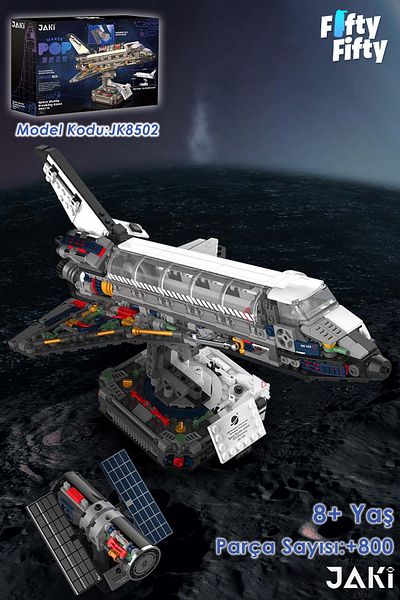 Vagonlife Jaki Space Series/Spacecraft -Jk8502 (+800 Pieces) Toy Building Set