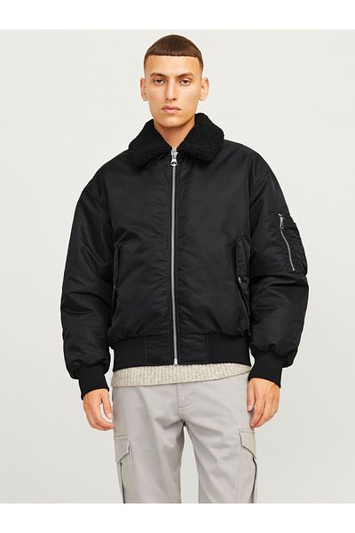 Jack & Jones Palton pilot cu guler detașabil și buzunare pentru mâneci