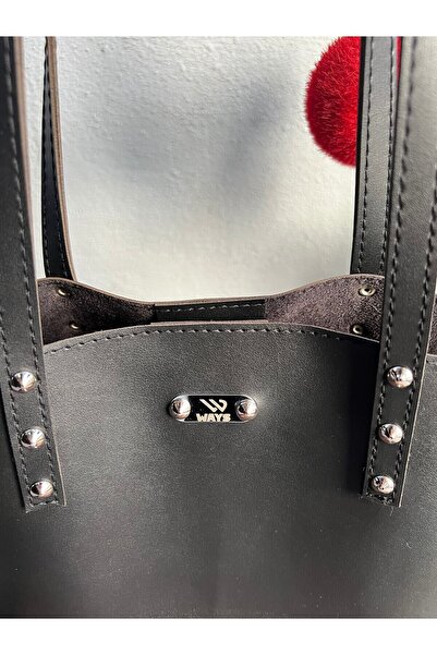 WAYS Kadın Suni Deri Siyah Kol&Omuz Çantası