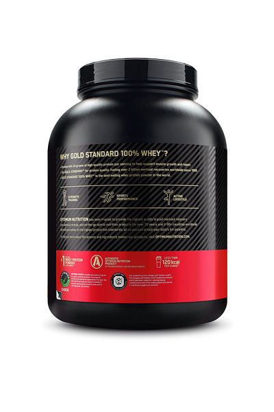 Optimum Nutrition 100% Whey Gold Standard Strawberry Flavored 2.28kg 76 Serve High Protein Powder Muscle Development