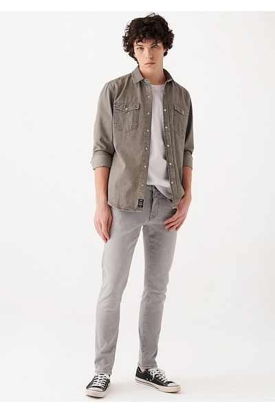 Mavi Τζιν παντελόνι Jake Light Grey Premium 0042280969